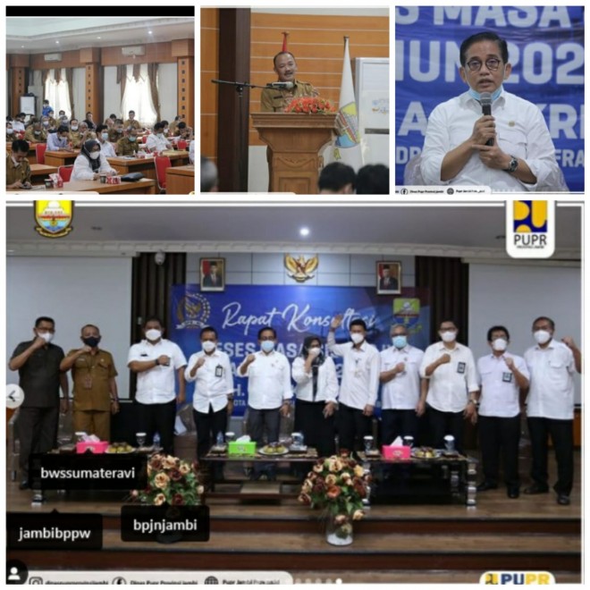 Dinas PUPR Provinsi Jambi Gelar Rapat Konsultasi dengan Anggota DPR RI