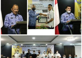 Kadis PUPR Jambi Buka Rapat Kerja Forum Jasa Konstruksi Daerah