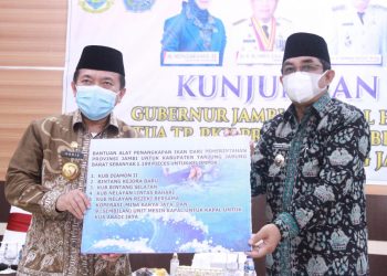 Bupati Tanjabbar Laporkan Kondisi Covid-19 Terkini pada Gubernur Jambi