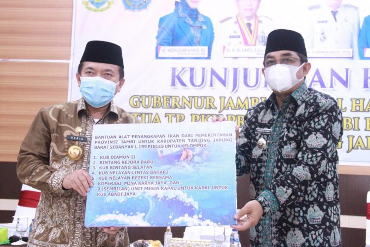 Bupati Tanjabbar Laporkan Kondisi Covid-19 Terkini pada Gubernur Jambi