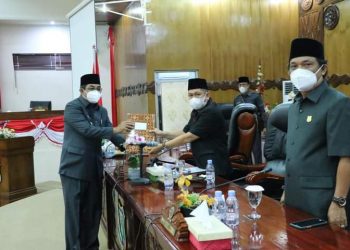 Bupati Tanjabbar  Sampaikan Nota Pengantar Ranperda RPJMD Tanjabbar 2021-2026