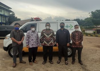LAZISNU Jambi Terima Bantuan Ambulans BPKH-NU Care Lazisnu