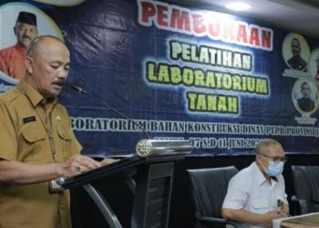 Kadis PUPR M Fauzi Buka Pelatihan Laboratorium Bahan Konstruksi (LBK)