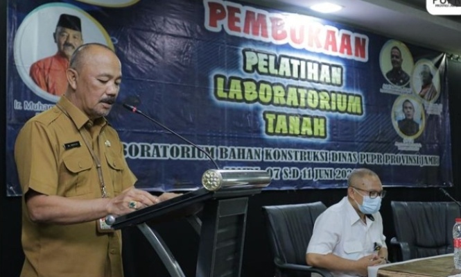 Kadis PUPR M Fauzi Buka Pelatihan Laboratorium Bahan Konstruksi (LBK)