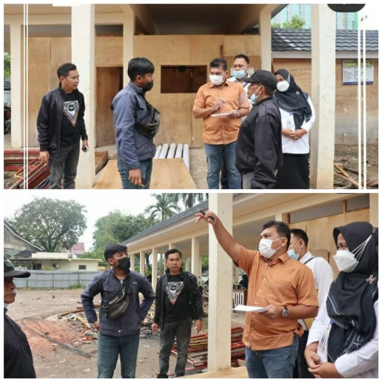 Komisi III DPRD Kota Jambi, Tinjau Pembangunan Rehab Gedung