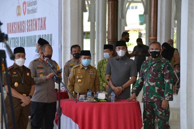 Urutan Enam Nasional, Al Haris Kejar Persentase Vaksinasi Lindungi Warga