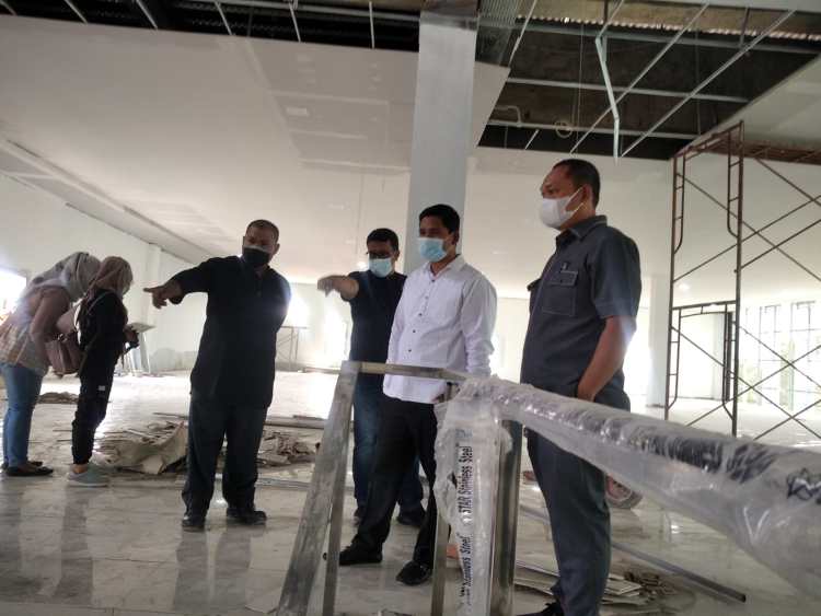 Komisi III DPRD Kota Jambi Tinjau Pembangunan Mall Pelayanan Publik