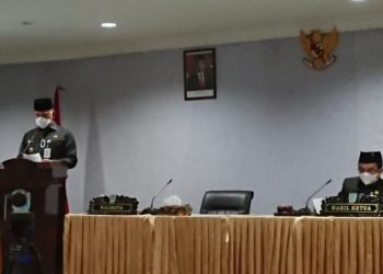 Paripurna Jawaban Eksekutif Atas Pandangan Umum Fraksi DPRD Kota Jambi