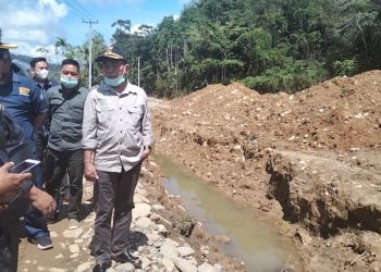 Akses Jalan Tabir Barat Dirusak