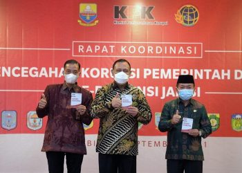 Pedoman Cegah Korupsi Bersama KPK RI Launching di Bank Jambi