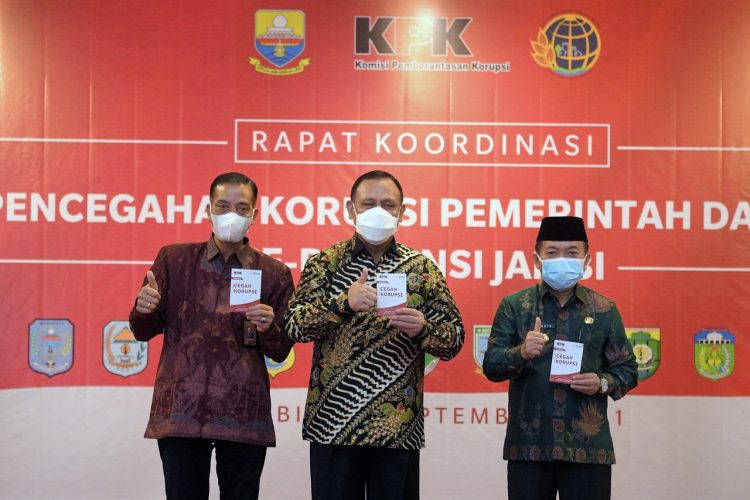 Pedoman Cegah Korupsi Bersama KPK RI Launching di Bank Jambi