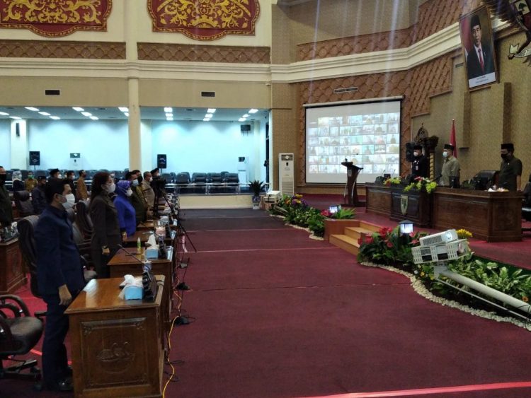 DPRD Kota Jambi Gelar Paripurna Penyampaian Laporan Hasil Banggar