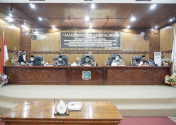 DPRD Tanjabbar Gelar Rapat Paripurna keempat tentang Perubahan APBD TA 2021