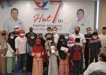 Rayakan HUT ke-7, DPW Perindo Jambi Berbagi Tali Asih untuk Anak Panti Asuhan