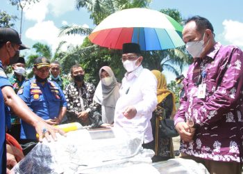Bupati Tanjabbar Resmikan Pos Pemadam Kebakaran di Kecamatan Betara
