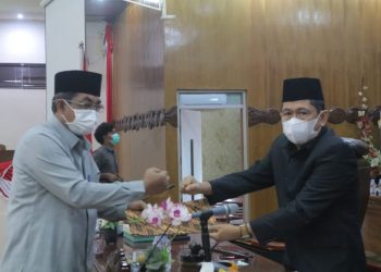 Bupati Tanjabbar Tandatangani Nota Kesepatakan RPJMD Tanjabbar 2021-2016