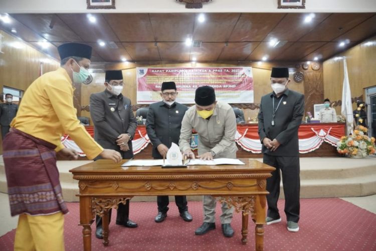 DPRD Tanjabbar Gelar Paripurna ke II KUA dan PPAS Tahun 2022
