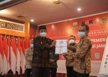 Bupati Tanjabbar Hadiri Rakor Pencegahan Korupsi Pemerintah Daerah Se-Provinsi Jambi