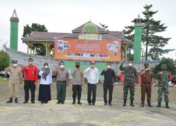 Bupati Batanghari Hadiri Apel Gabungan Satgas Klaster Karhutla
