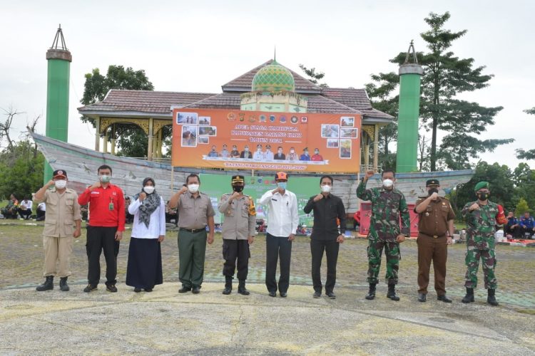 Bupati Batanghari Hadiri Apel Gabungan Satgas Klaster Karhutla