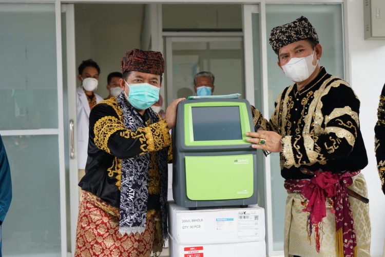 Al Haris Serahkan PCR ke RSUD Mayjen A Thalib