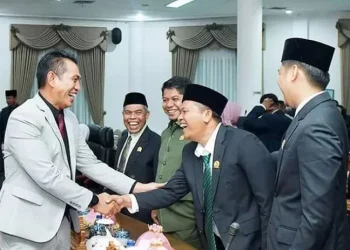 Hadiri Sumpah Jabatan Pimpinan DPRD Batanghari, Fadhil Arief: Batanghari Kian Menyejukkan