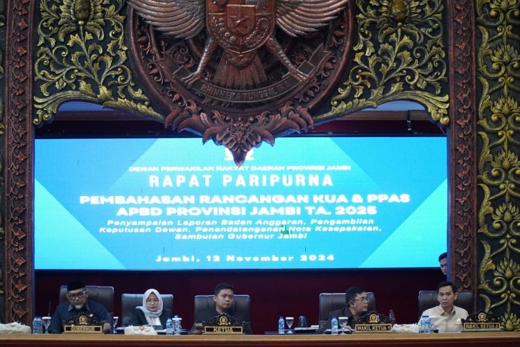 Pjs. Gubernur Jambi Apresiasi Kerja Keras Dewan Dalam Menetapkan KUA-PPAS Tahun 2025