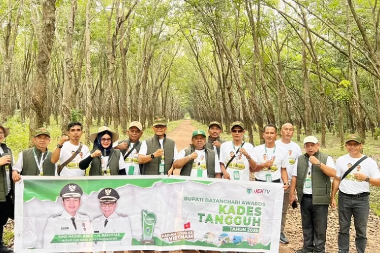 Bersama Pemkab Batanghari, Kades Tangguh Belajar Ilmu Karet ke Negara Vietnam