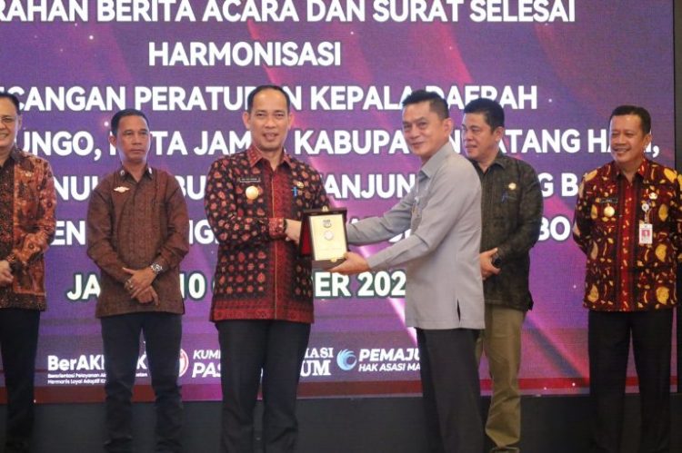 Pjs. Bupati Tanjung Jabung Barat Dukung Penuh Harmonisasi Peraturan Daerah