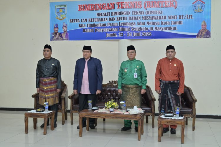 250 Ketua Adat Dilibatkan dalam Bimtek Penyelesaian Sengketa Warga di Kota Jambi