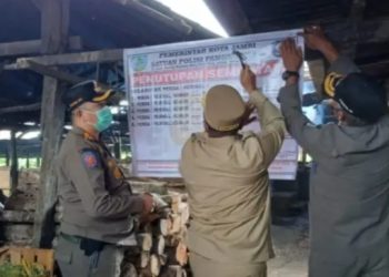 Peternakan Babi Tak Berizin di Sijenjang Disegel Pemkot Jambi
