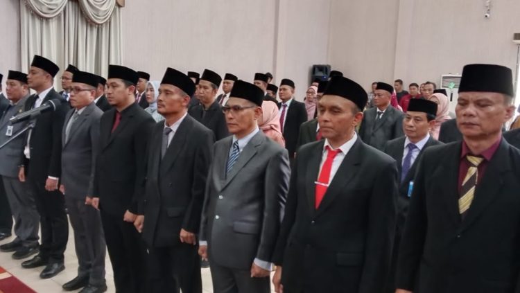 BBS Lantik Pejabat Eselon II, III dan IV Pemkab Muaro Jambi