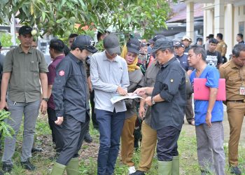 Maulana Tinjau Lahan Kolam Retensi, Solusi Banjir Sekaligus Ruang Publik Hijau