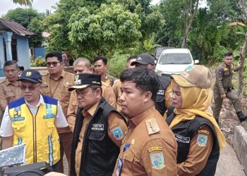 Maulana Pastikan Kolam Retensi Lingga Permai Segera Dibangun, Lahan Hibah Provinsi Rampung Diukur