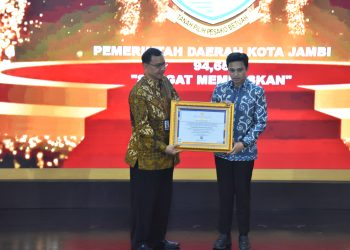 Pengelolaan Arsip Terbaik, Pemkot Jambi Raih Penghargaan Nasional dari ANRI
