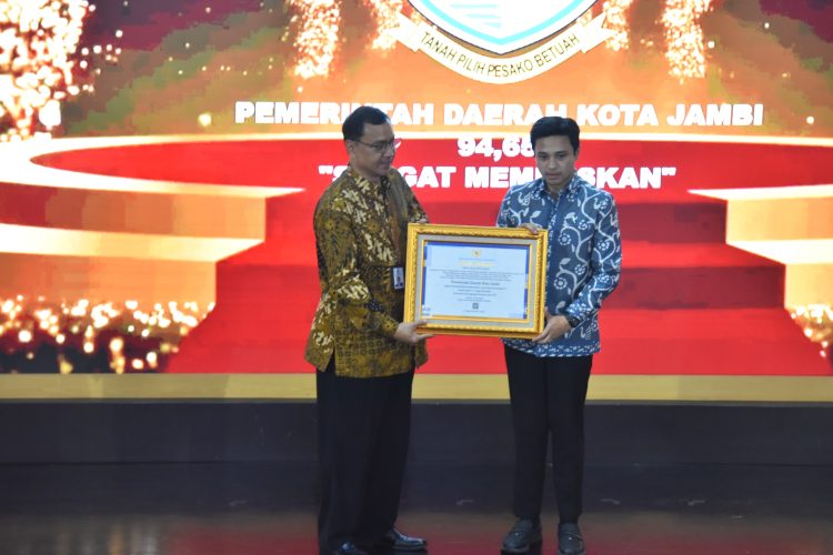 Pengelolaan Arsip Terbaik, Pemkot Jambi Raih Penghargaan Nasional dari ANRI