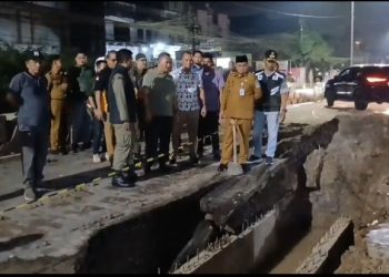 Malam Hari, Wali Kota Jambi Sidak Proyek Drainase Talang Banjar: Siap Jadi Ikon Baru Kota