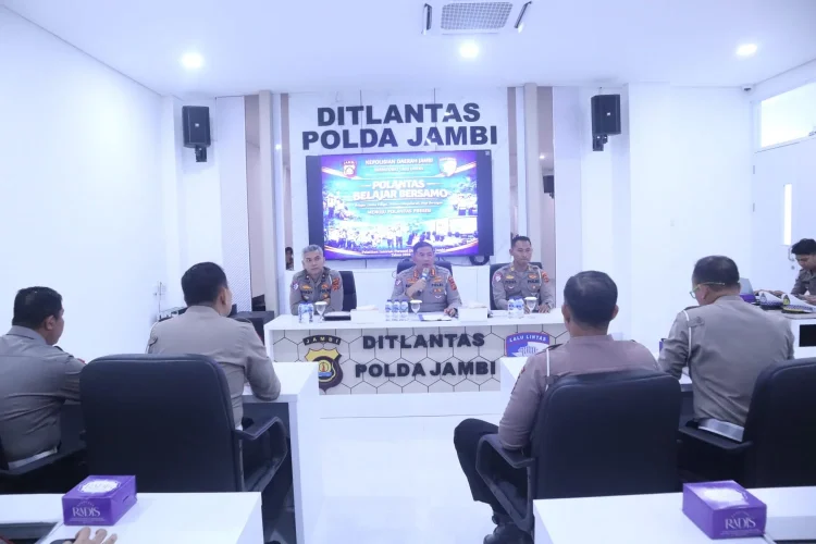 Tingkatkan Profesionalisme Personel, Ditlantas Polda Jambi Gelar Program “Polantas Belajar Bersamo”