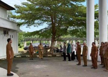 Tingkatkan Kedisiplinan, Sekretariat DPRD Muaro Jambi Gelar Apel