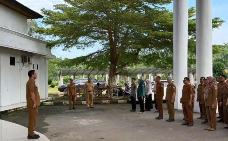 Tingkatkan Kedisiplinan, Sekretariat DPRD Muaro Jambi Gelar Apel