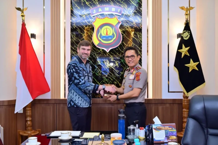 Kapolda Jambi Terima Audiensi Konsulat AS, Bahas Keamanan hingga Kejahatan