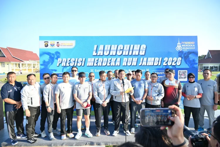 Polda Jambi Launching Presisi Merdeka Run Jambi 2026, Wujudkan Semangat “Satu Langkah, Sejuta Perubahan”